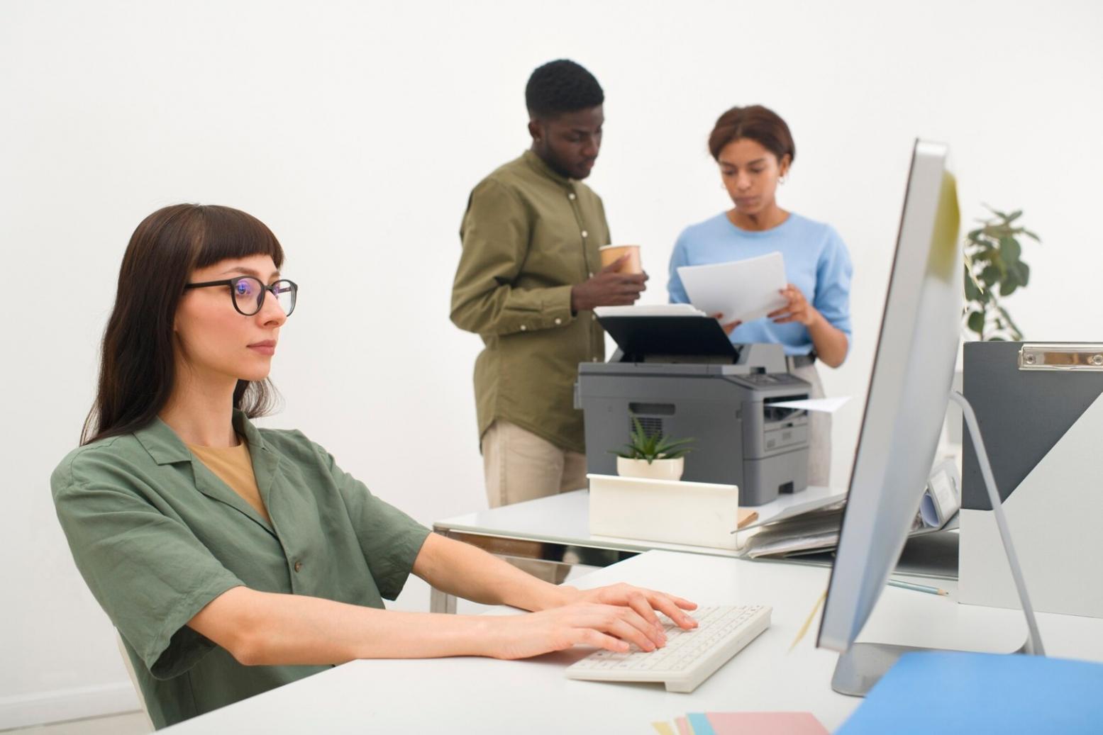 Close-up of financial statements and valuation calculations on a desk